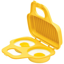 Progresivn mezinrodn reen prpravy Mikrovlnn trouba Egg Poacher Yellow Snadno pouiteln Nzkokalorick sndane Obedy a vecere Vhodn do mycky
