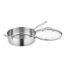 Cuisinart Pan de sauteuse  3 quart avec aide et couvre-acier inoxydable