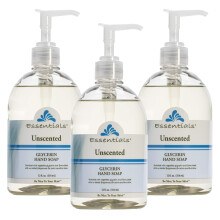 Essentials by Clearly Natural Glycerin-Flssig-Handseife, parfmfrei, 12-Flssig-Unzen-Packung mit 3 Stck