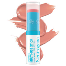 Neutrogena Hydro Boost Hydrating Multi-Use Makeup Stick con cido hialurnico suave blsamo de maquillaje de color mltiple para iluminar las mejilla
