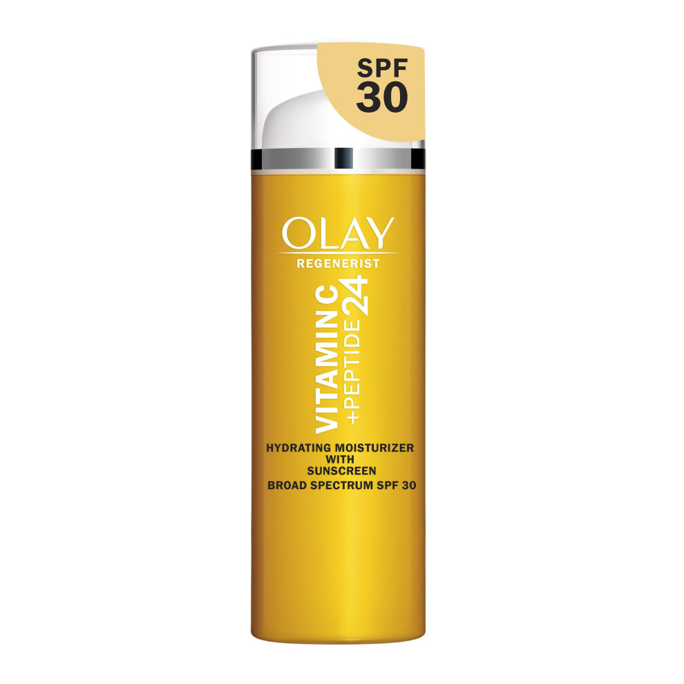 Olay Regenerist Vitamin C + Peptide 24 Face Moisturizer Spf 30 1.7 Oz