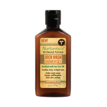 PediFix Nurturesce Jock Wash Duschgel 6 Flssigunzen mit Teebauml angereichert, beruhigt juckende, gereizte Haut
