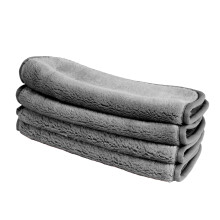Eurow Make-up Entferner Reinigungstuch, Waschbar und Wiederverwendbar, 20 x 20 cm, Grau, 4er-Pack