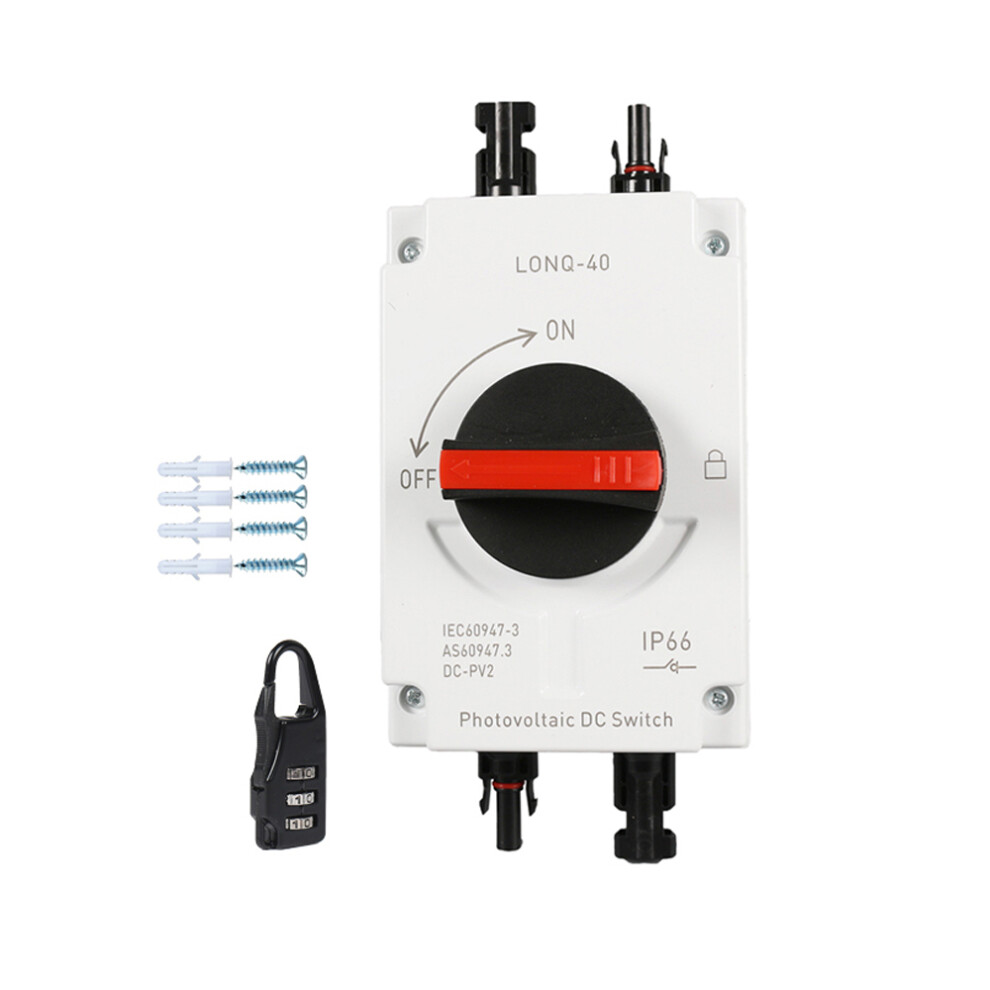 32A 4P Pv Direct Current Disconnect Switch Outdoor Dustproof And Waterproof Transfer Switch Ip66 Photovoltaic Direct Current Switch 9461319312665