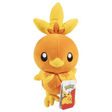 Pokemon Pok?mon 8 """" Torchic Plush - Oficjalnie licencjonowany - Wysokiej jakosci miekka wypchana figurka zabawkowa - Rubinowy i szafirowy starte