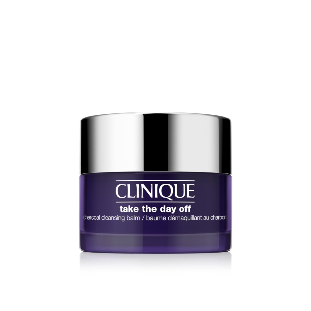 Clinique Take The Day Off Charcoal Cleansing Balm Makeup Remover | Dissolves Makeup and Sunscreen  1 Ounce
