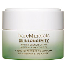 bareMinerals Skinlongevity Butter Drench Cream - Creme profundamente nutritivo para pele radiante e rechonchuda, seguro para pele sensvel Vegano