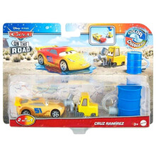 Disney Cars Lelut Disney Cars Color Changers 2022 Autot tiellä Cruz Ramirez Pittyn kanssa