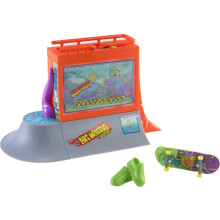 Wheels Hot Skate Aquarium Skatepark Playset con tastiera Tony Hawk e un paio di scarpe da skate rimovibili