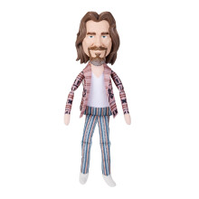 Shelf Talkers 12"""" Talking Plush The Dude from The Big Lebowski Movie Pull String Toy Collectible Pluche
