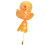 Leuchtender Ballonrosenstrauß Pink,50g,1,8oz,2xAA 7