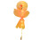 Leuchtender Ballonrosenstrauß Pink,50g,1,8oz,2xAA 12