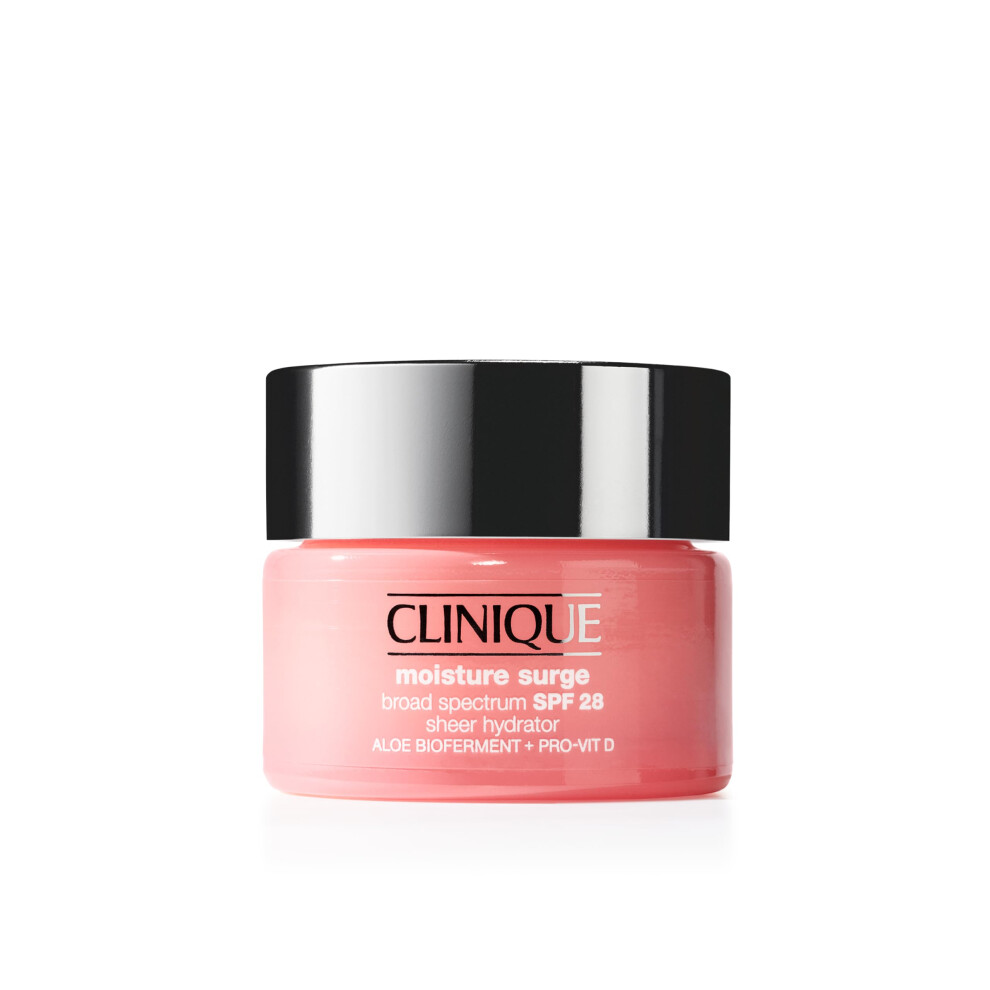 Photos - Cream / Lotion Clinique Moisture Surge Broad Spectrum SPF 28 Sheer Hydrator Face Moisturizer With Hyaluronic Acid Aloe Bioferment + Provita 