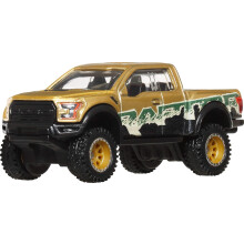 Hot Wheels Premium Car Culture Off Road 1:64 Scala Die-Cast 2017 Ford F-150 Raptor Vehing con pneumatici reali e body e telaio metallici e metallo