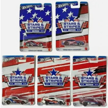 Hot Wheels 2024 HW 24 Serie Stars & Stripes - Set di 5 auto
