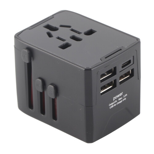 Universeller Reiseadapter 64x51x49 mm ABS/PC 1