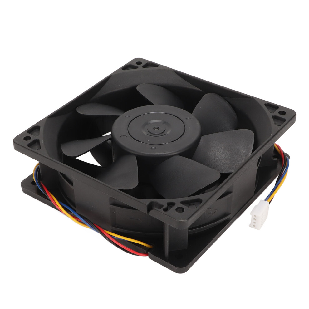 12Cm Cooling Fan 120X38mm 6000Rpm 12V 2.7A 4Pin Fg Dc Brushless Pwm Computer Case Fan For Camera Servers Black 8491319336270