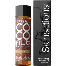 Skinsations  Krperl ohne Duftstoffe  parfmfrei  100 % fraktioniertes Kokosnussl  Krperl nach der Dusche fr Frauen und Mnner, feuchtigkeit