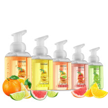 Schumende Handseife 5er-Pack feuchtigkeitsspendende Handseife mit Aloe Vera und therischen len alkoholfreies Handwaschgel mit Zitrusmischung