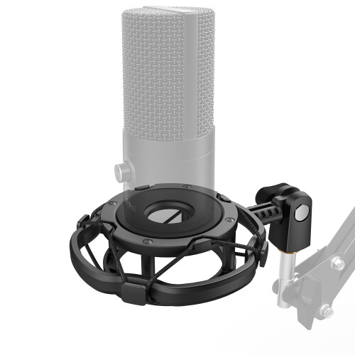 FIFINE FIFINE Shockmount voor Microfoon, Vibration Reduction en Geluidsonderdrukking, met Thumbscrew