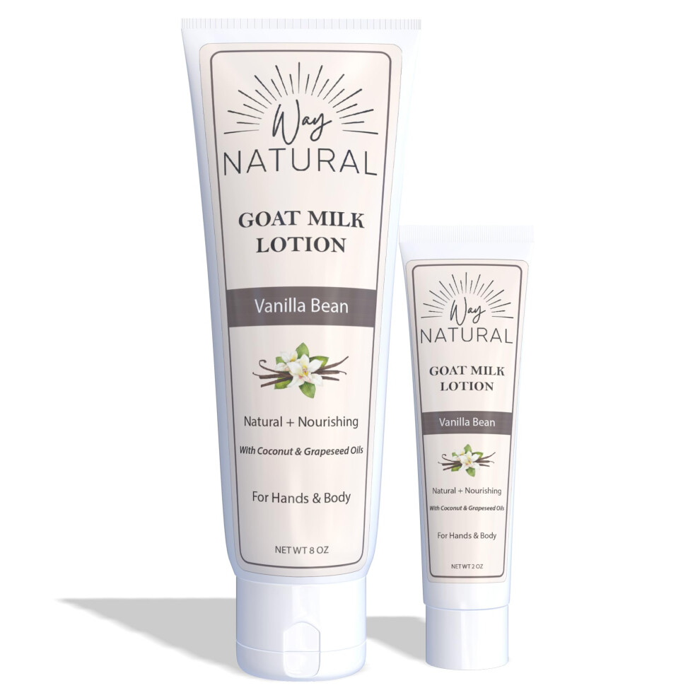 Way Natural Goat Milk Lotion Home & Away Vanilla Bean Cremige Hand- Und Krperlotion Zur Linderung Trockener Haut Echte Ziegenmilch-Handcreme-image