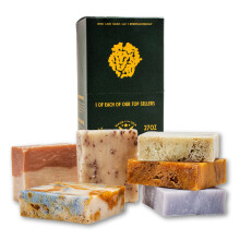 Iron Lion Soap 6er-Pack (alle 6 Originalformeln) Bio-Seifenstck Hergestellt in den USA Natrliche Badeseifen fr alle Hauttypen Kaltverfahre