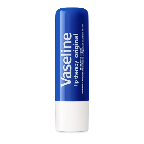 Vaseline Vaseline Lip Therapy Original, Nutrimento Veloce, Ideale per Labbra Secche e Danneggiate, 0.16 Once (4 Pezzi) 1
