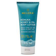 Melora Manuka Honey Body Lotion (7oz) Lozione idratante con miele e olio di manuka rilassante per pelle molto asciutta o anziana molto asciutta - cre
