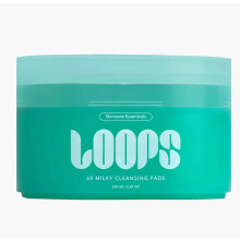 LOOPS Milky Cleanser Koreanische Hautpflege Tiefenreinigende und feuchtigkeitsspendende Hautpflege Vorgetrnkte Bambus-Gesichtsreinigungspads G