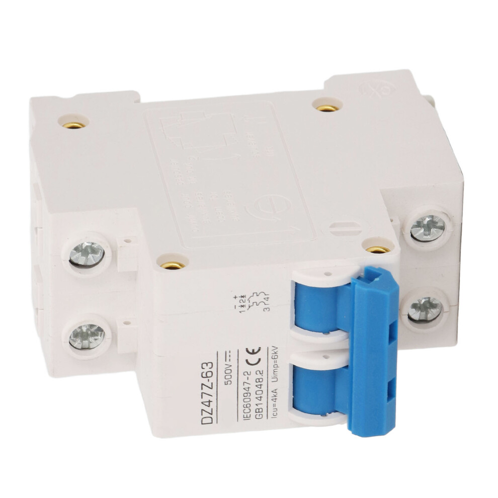 2P Mini Dc Circuit Breaker 4Ka Icu 6Kv Uimp Fast Tripping Solar Pv System Small Circuit Breaker Dc500v 16A 7651319337894