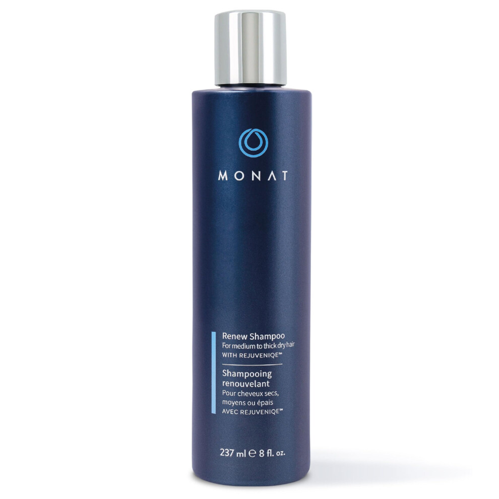 MONAT Renew Shampoo Infused with Rejuveniqe - Moisturizing Shampoo w/Omega Fatty Acids for Medium to Thick Hair. Shine-enhancing Ultra-hydrating