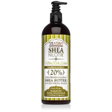 Shea Terra Organics Nilotik Shea Butter Ultra-Rich Lotion Nambian Marula | Natrliche tgliche Feuchtigkeitscreme mit hohem Vitamin- und Fettsuren