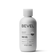 Bevel Face Moisturizer for Men with Vitamin C and Tea Tree Oil Clear Lightweight Face Lotion Gel Improves Dry Oily and Sensitive Skin 4 Fl O