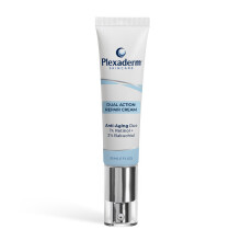 Plexaderm Dual Action Repair 1% Retinol Face Cream. Anti Aging Cream Serum with Retinol Bakuchiol and Hyaluronic Acid to Fight Fine Lines and W