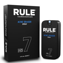 RULE Acne Eraser Spray dla kobiet i mezczyzn - Zapobieganie i leczenie tradziku dla gladszej skry przez caly rok 1,1 uncji