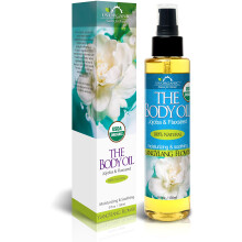 US Organische Lichaamsolie - Rijke Bloemige Ylang Ylang - Jojoba en Lijnzaadolie met Vitamine E, USDA Organisch