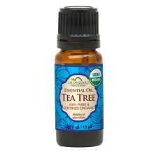 Huile essentielle d'arbre à thé 100% pure - Bio USDA, distillée à la vapeur, d'Afrique du Sud, non diluée (10 ml)