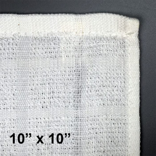 WT WHITE TOWEL SERVICES Toalha de algodo mida de 10"""" x 10"""" polegadas embalada individualmente - sem perfume (caixa com 50) 2