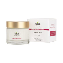 Sia Botanics Rescue Gesichtscreme (65 g/2,3 Unzen Glas) | Feuchtigkeitscreme fr das Gesicht mit Feigenkaktus-Aloe-Vera-Grntee-Extrakt | Natrliche,