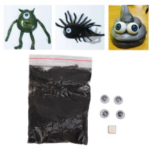 Magnetic Putty High Stretch Safe Resin Magnetic Bouncing Mud Stress Relief Toys with Magnet Black