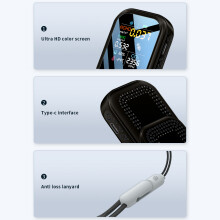 Household 1.9inch 240*280 Resolution Color Display Air Quality Detector High Sensitive Semiconductor Sensors 5in1 HCHO TVOC CO2 Temperature