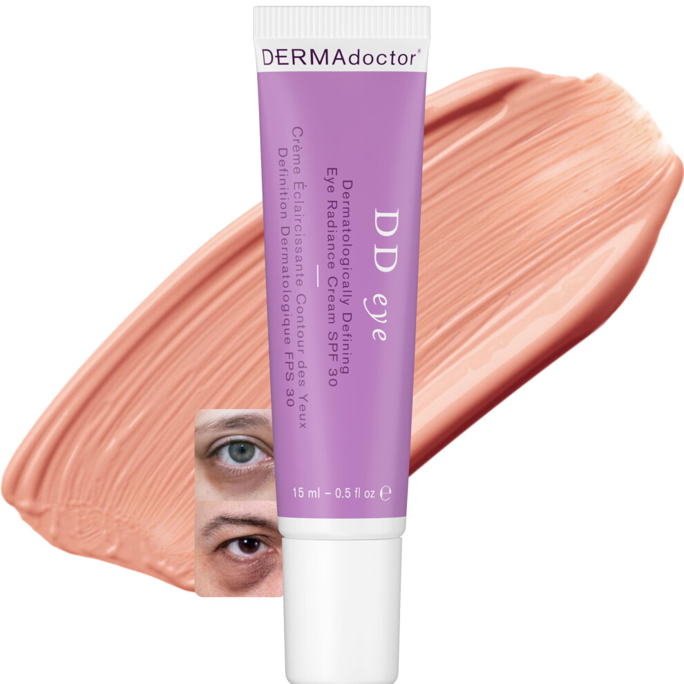 DERMAdoctor DD Eye Dermatologist Formulated Defining Radiance Boosting Caffeine Eye Cream with SPF 30; Eye Cream for Dark Circles  Puffy Eyes Tre-image-OPC-PHTGYKM-NEW
