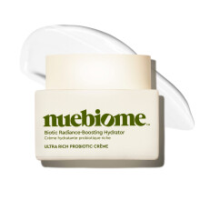 Hidratante intensificador de brilho Nuebiome Biotic; Hidratante facial antienvelhecimento rico, creme para pescoo e peito, aminocido de cogumel