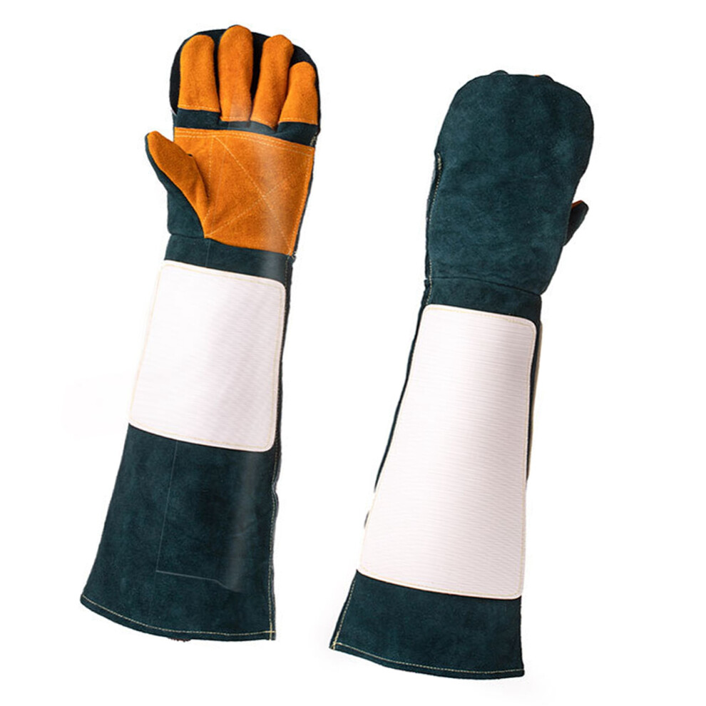 Professional Safety Gloves Bite Proof Long Thick Tight Stitching Soft Animal Handling Gloves For Pet Training 60Cm/23.62In 4651319340545
