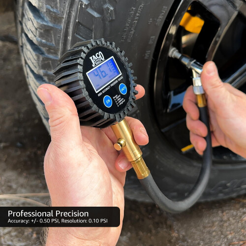 Manometro digitale per pneumatici JACO ElitePro - Precisione professionale - 100 PSI 1