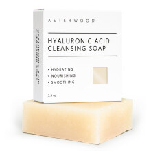 Asterwood Hyaluronsure-Reinigungs-Gesichtsseife  Gesichtsseife fr Frauen und Mnner  kollagenverstrkend, feuchtigkeitsspendend, aufpolsternd und