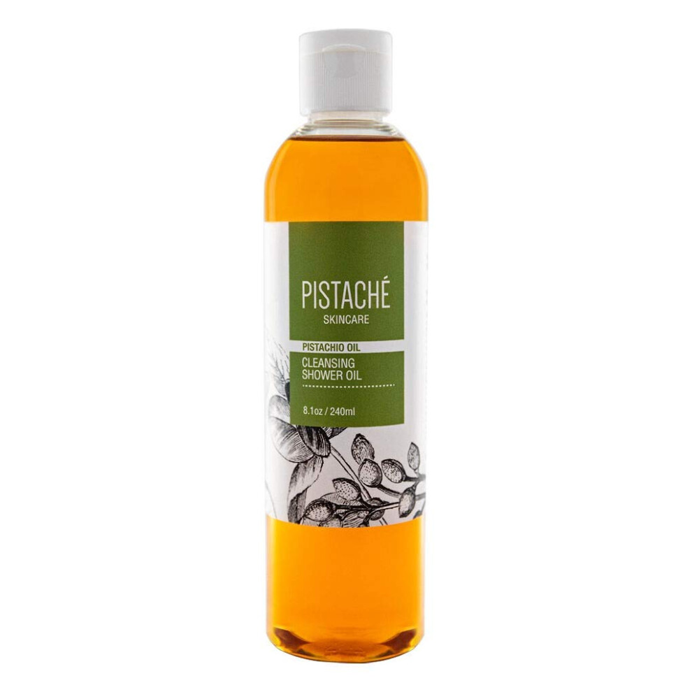 Pistach?Skincare Pistach? Skincare Pistachio Oil Cleansing Shower Oil (Oil To Foam Formula) + Moisturizing And Nourishes + Softening + Vitamin E + Antioxidant Pro