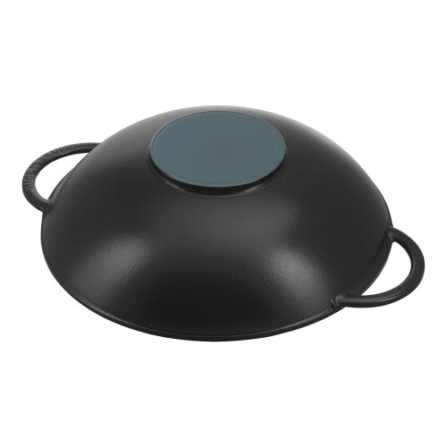 STAUB Stbejern Baby Wok 0,5-quart Sort Mat 1
