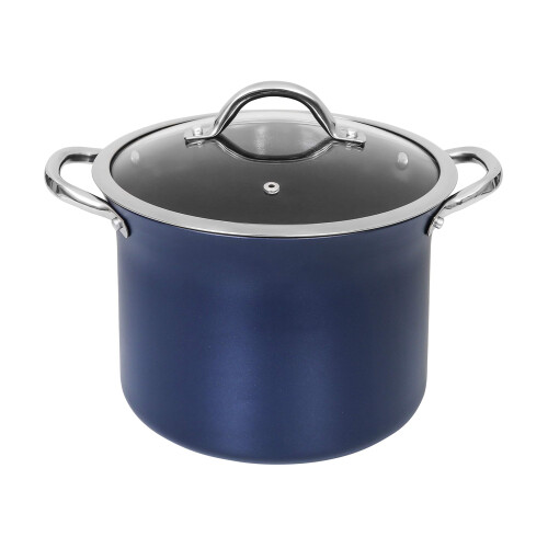 CONCORD Sapphire Nonstick 7 Quart Stock Pot Cookware Set (Induction Compatible)