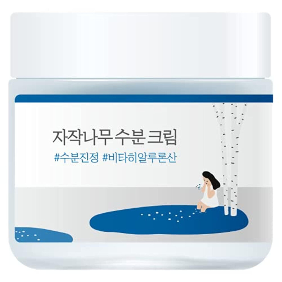 Round Lab Cream Birch Juice Moisturizing 80Ml / Vita Hyaluronic Acid, Moisture Filling, Hydrating